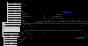 Nyugati pályaudvar állomás helyszínrajza (T2 Helyszínrajzi kép)