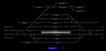 Dunakeszi állomás helyszínrajza (T2 Helyszínrajzi kép)