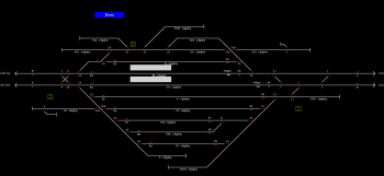 Ercsi állomás helyszínrajza (T2 Helyszínrajzi kép)