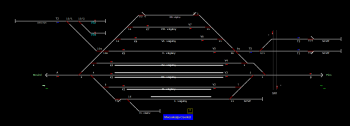 Mecsekalja-Cserkút állomás helyszínrajza (T2 Helyszínrajzi kép)
