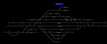 Mezőkövesd állomás helyszínrajza (T2 Helyszínrajzi kép)