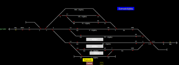 Somoskőújfalu állomás helyszínrajza (T2 Helyszínrajzi kép)