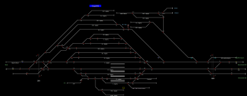 Angyalföld állomás helyszínrajza (T2 Helyszínrajzi kép)