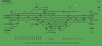 Vác állomás biztosítóberendezáse