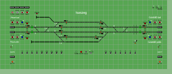 Isaszeg állomás biztosítóberendezáse