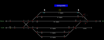 Görögszállás állomás helyszínrajza