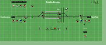 Szabadisóstó állomás biztosítóberendezáse