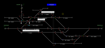 Fonyód állomás helyszínrajza