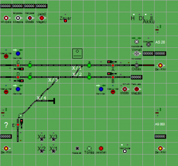 Városföld elágazás állomás biztosítóberendezáse