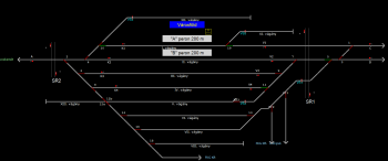 Városföld állomás helyszínrajza