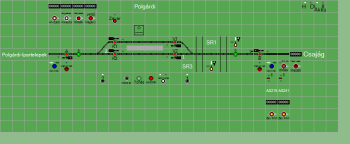 Polgárdi állomás biztosítóberendezáse