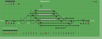 Balatonfüred állomás biztosítóberendezáse