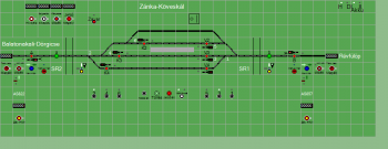 Zánka-Köveskál állomás biztosítóberendezáse